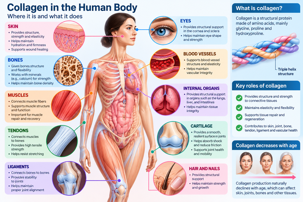 COLLAGEN IN THE HUMAN BODY