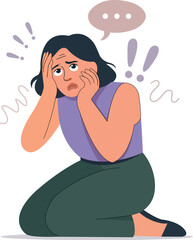Stressed woman

